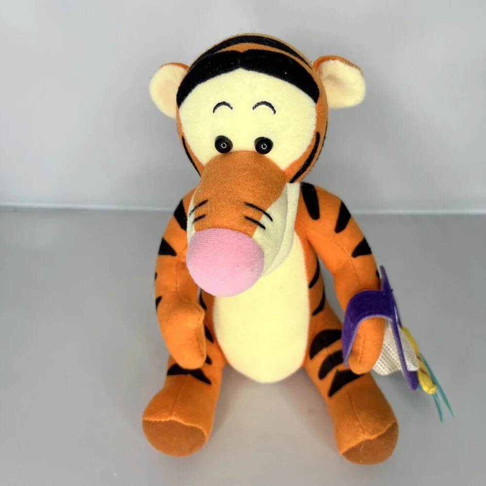 Butterfly Catcher Tigger Plush 9”